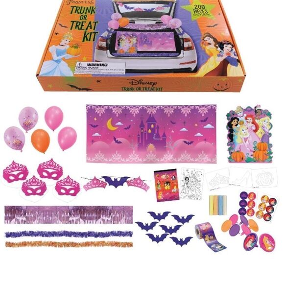 Disney Princess Trunk or Treat Kit, 200 Pieces 🎃 - Picture 1 of 15